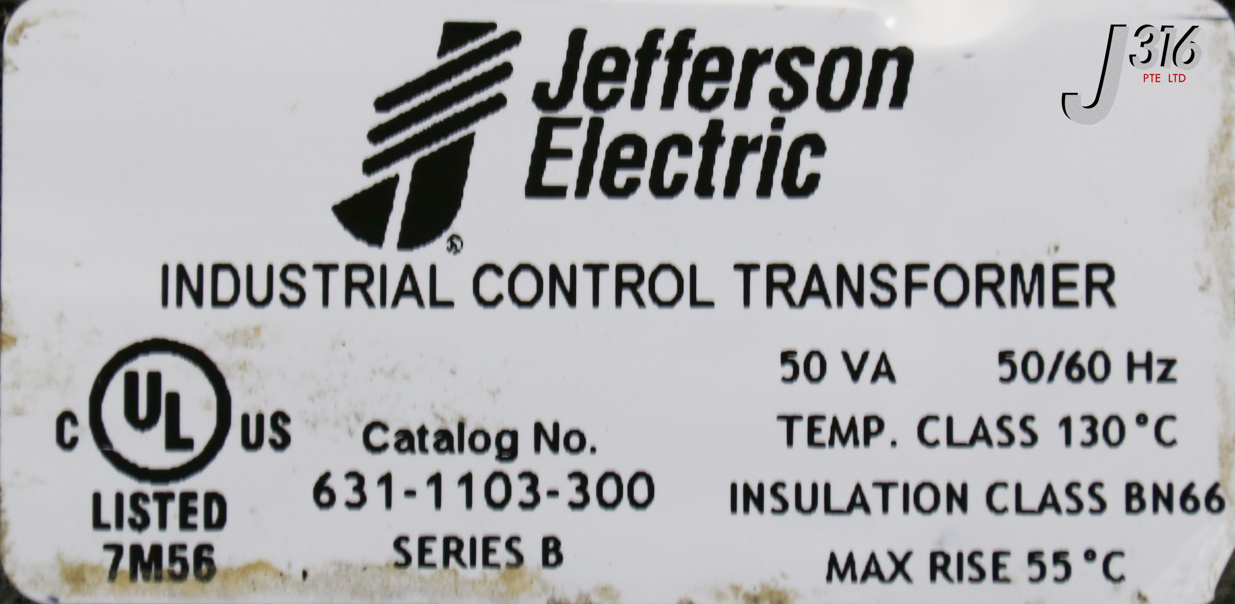 21959 JEFFERSON ELECTRIC TRANSFORMER, 50VA, 120/240V (NEW) 631